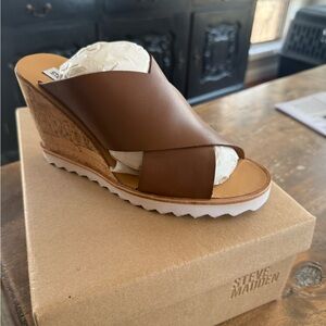 Steve Madden Women's Brown Wedge Sandals